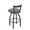 Holland Bar Stool Co 25" Low Back Swivel Counter Stool, Bronze Finish, Graph Seat 82125BZ020 - alternate 3